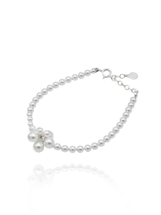 BIBI Swarovski Pearl 925 Silver Bracelet (925 SV)