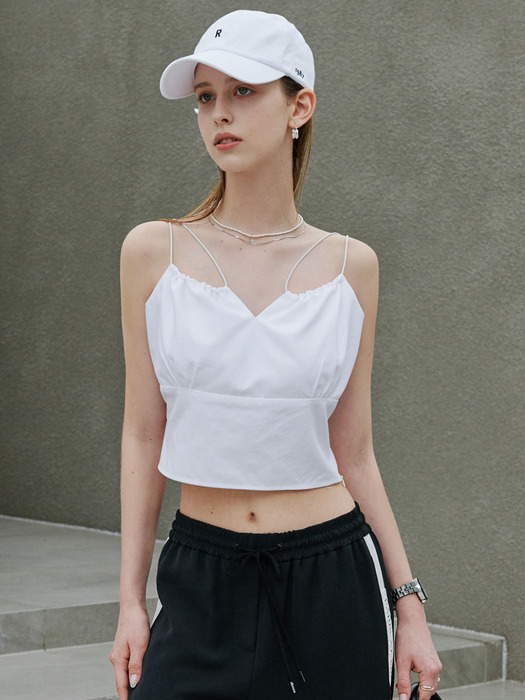 Double Strap Sleeveless Top [2color]