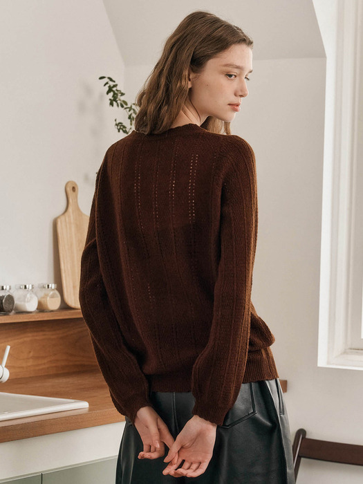 WD_Mohair classic pullover sweater