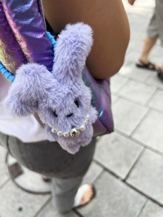 Pearl Rabbit Doll Bag Charm Key Ring