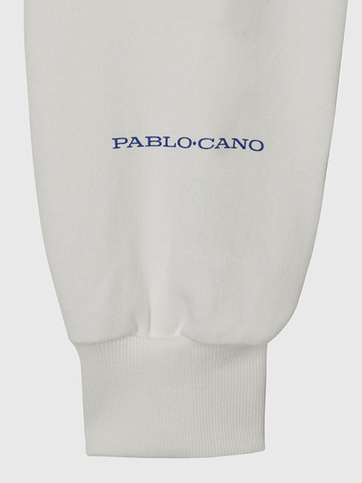 PABLO CANO 23FA WHITE SWEATSHIRT