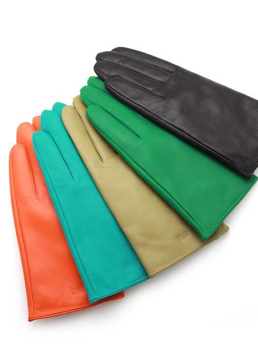 colored leather gloves[6color]