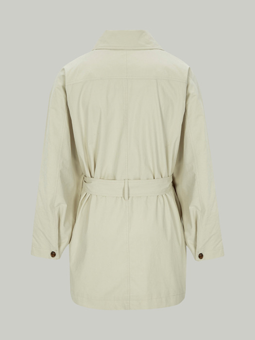 Grace Half Coat (Ivory)