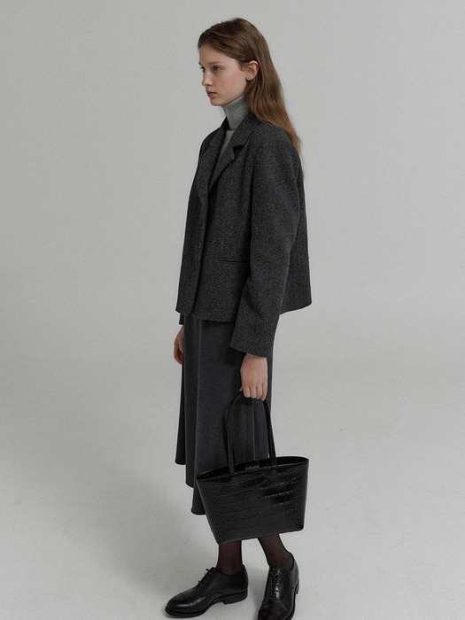 Meryl wool jacket (Charcoal)