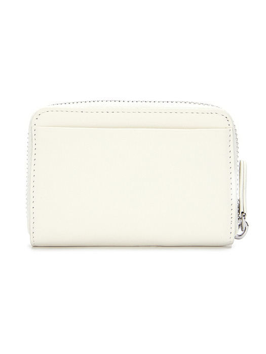 VINTAGE COMPACT WALLET IN IVORY