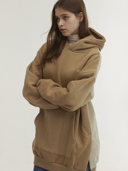 Napping Hood Long Sweatshirt_Beige