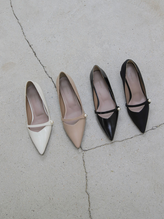 Pointed toe elodie (3colors, 2cm)