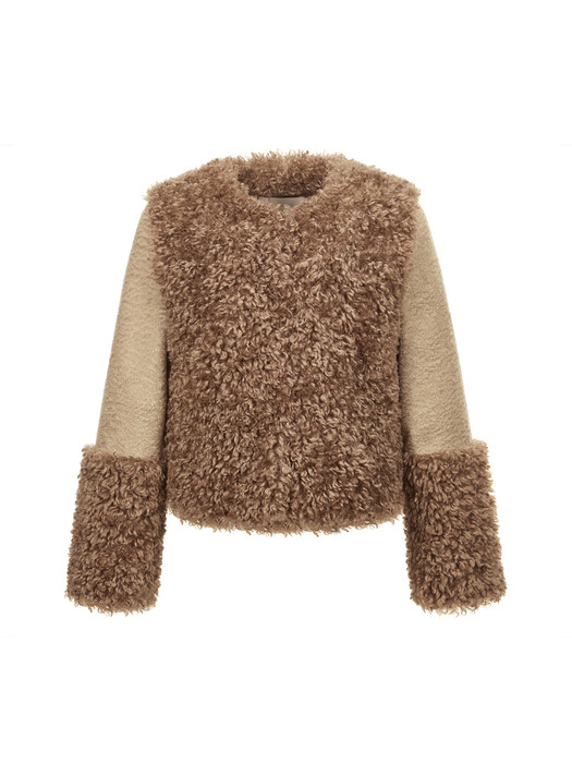 FAUX FUR FURRY JACKET (LJK027KRFKF)