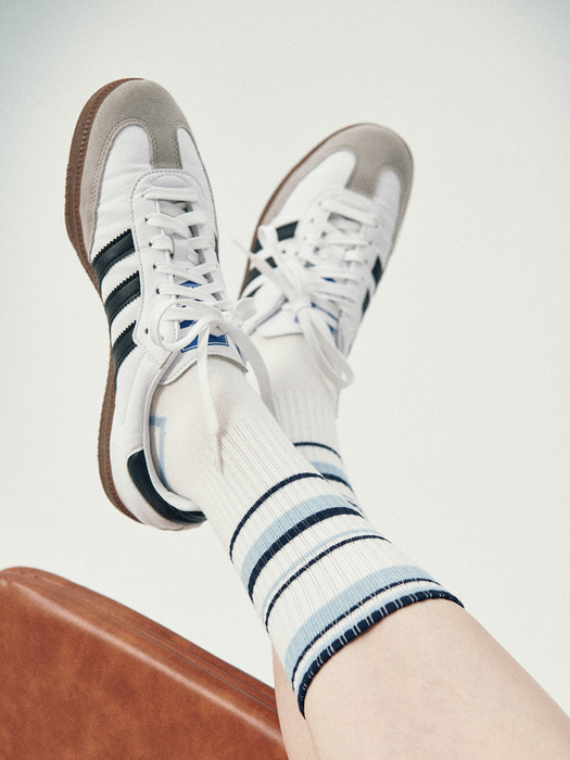 Mixed Stripe Socks (2 Colors)