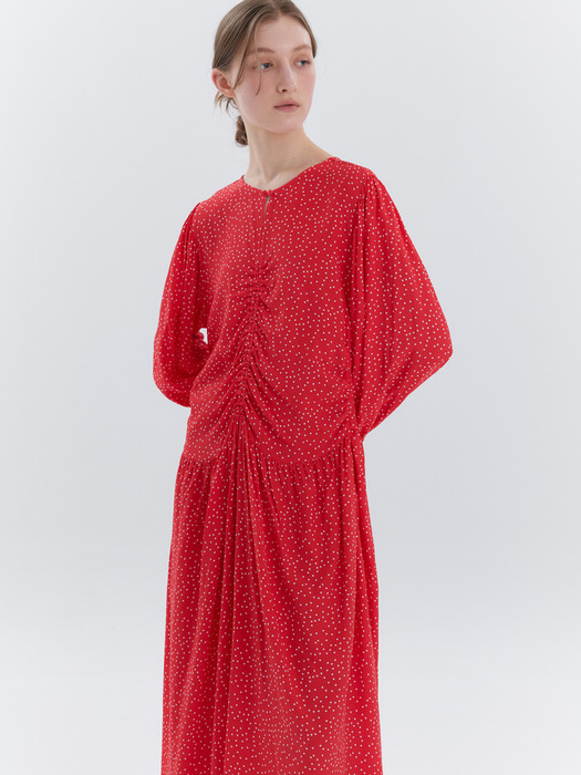 Dot Maxi Dress (Red)