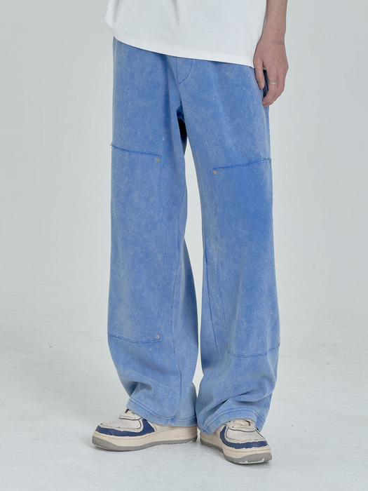 Washed Rework String Pants (Washed Blue)