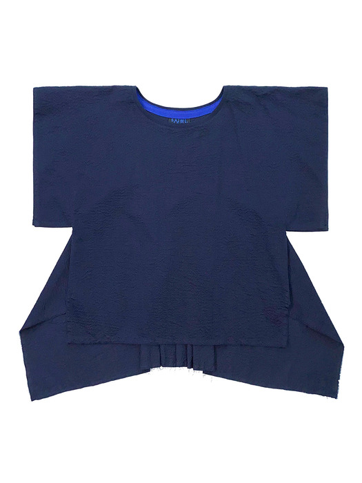 T-AILE 24 TOP NAVY STRIPE