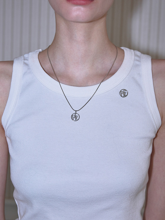 Silver Point Sleeveless [White]