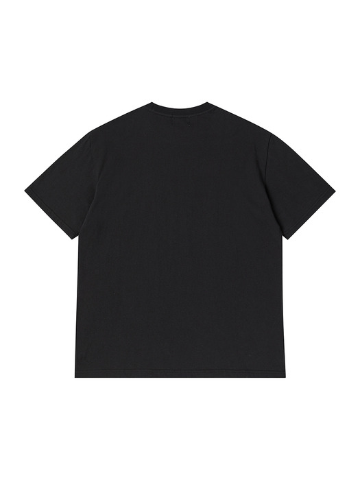 뉴 파리지앵 소프트 코튼 반팔 티셔츠 블랙