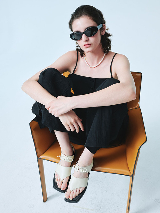 Andy lace sandals(Cream)