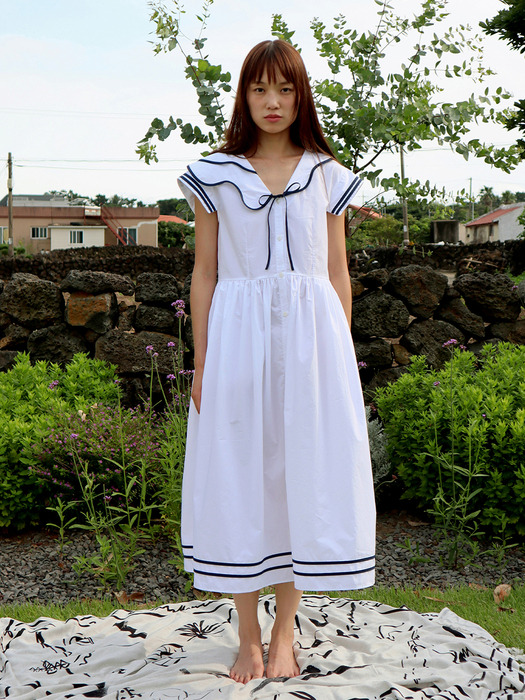 SADIE Shirt Dress - White