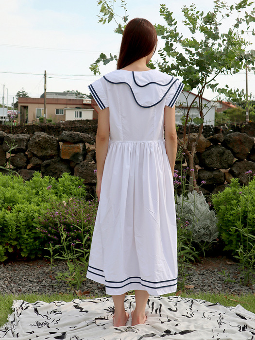 SADIE Shirt Dress - White