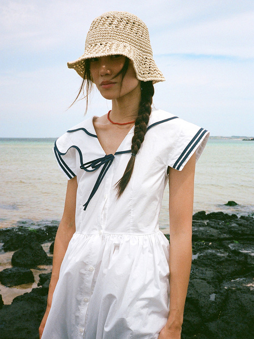 SADIE Shirt Dress - White