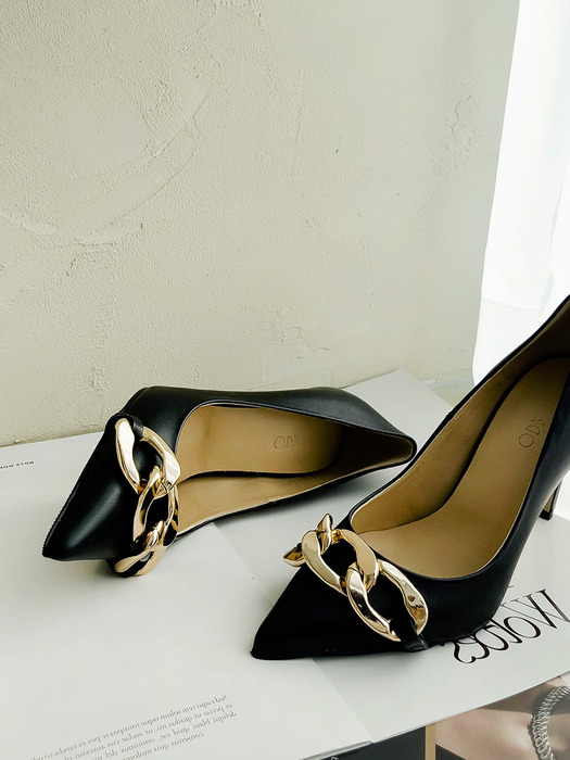 cate chain pumps_Black 6/7/8/9cm ODR219172