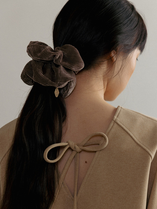 LILLA VELVET SCRUNCHIE (L) (3colors)