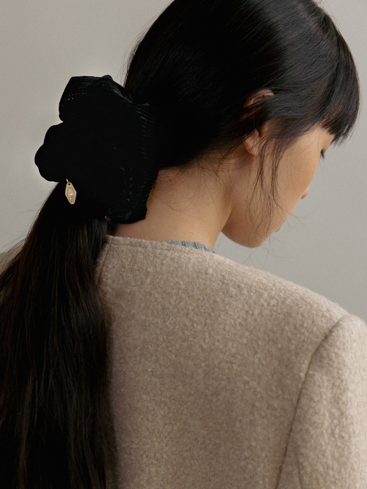 LILLA VELVET SCRUNCHIE (L) (3colors)