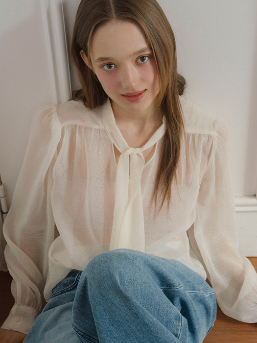 Jacquard Tie Shirt_2color