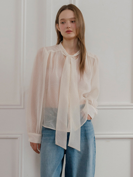 Jacquard Tie Shirt_2color