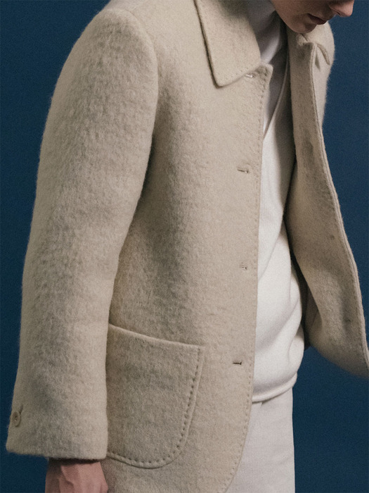 Blen wool jacket (Dark ivory)