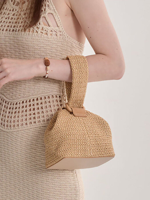 [단독]Bubble Basket Bag_Beige