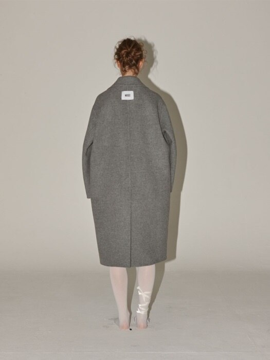 Manet cashmere wool coat - gray