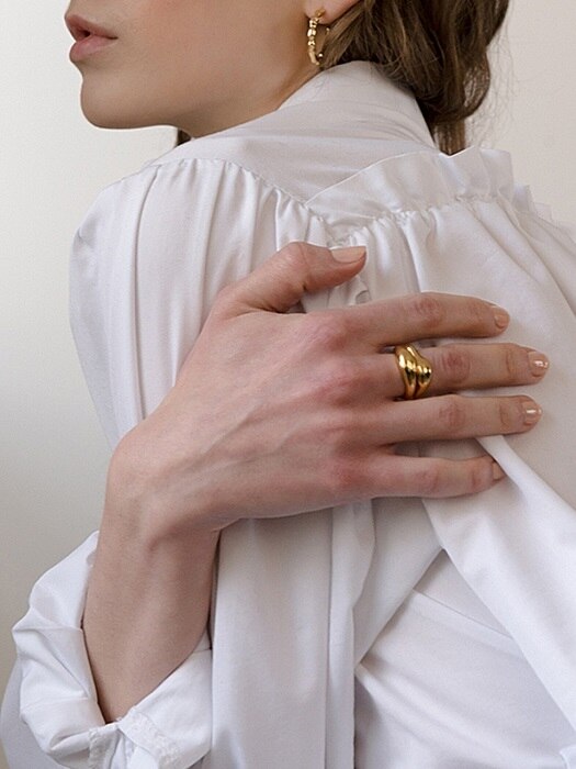 BOLD FLOW RING GOLD