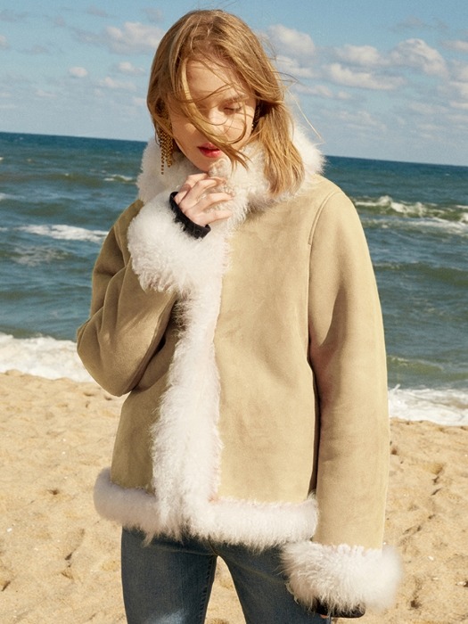 Shearling Muton Jacket (L/Beige)_VL8WJ0260