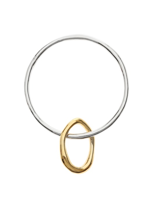 Flow Wave Circle Bangle