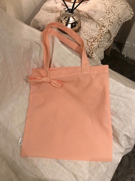 Jelly pop ribbon bag(pink)
