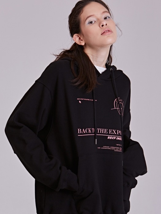 RSVP 1984 OVER HOODIE (BLACK)