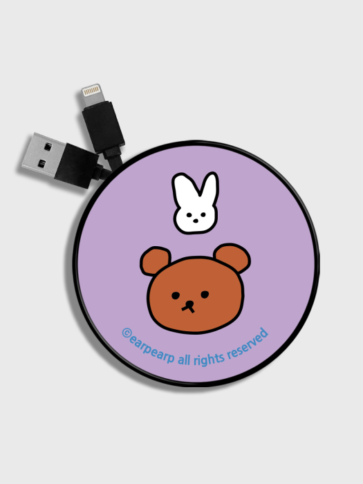 Bear and rabbit-purple(스마트릴)