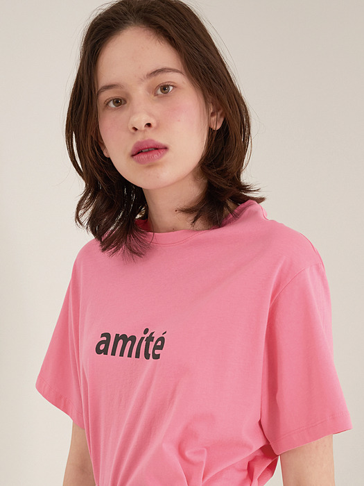 PINK AMITE TSHIRT (핑크 아미테 티셔츠)