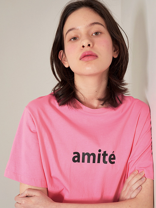PINK AMITE TSHIRT (핑크 아미테 티셔츠)