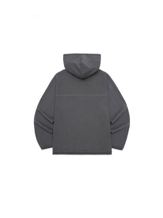 UNISEX HEAVY WEIGHT COTTON HOODIE atb476u(CHARCOAL)