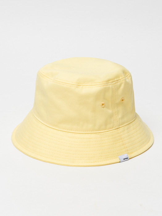 x Bucket Hat Round Light Yellow