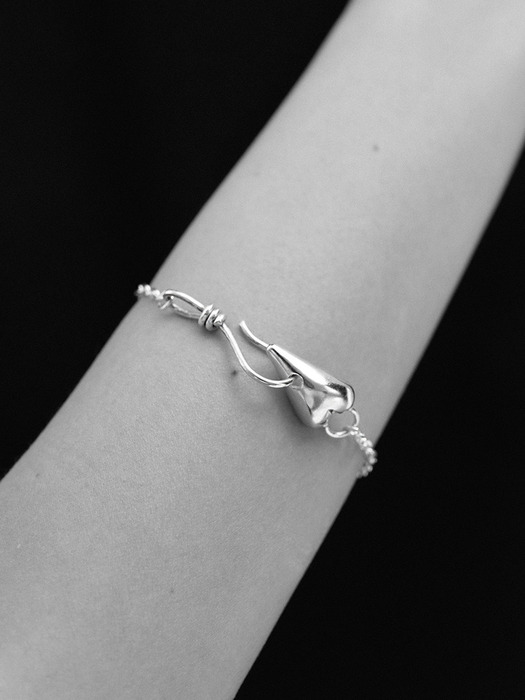 Rope love chain bracelet