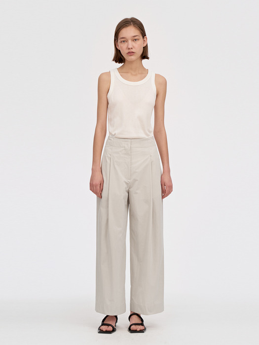 RELAXED PAPERBACK PANTS WOMEN [CREAM]