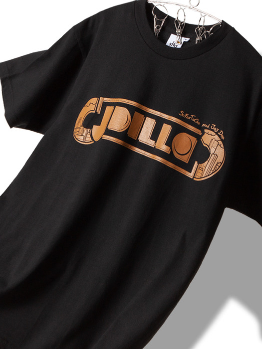 [ SFTG by sofartogo ] #3 J DILLA x DETROIT  t-shirts ( black )