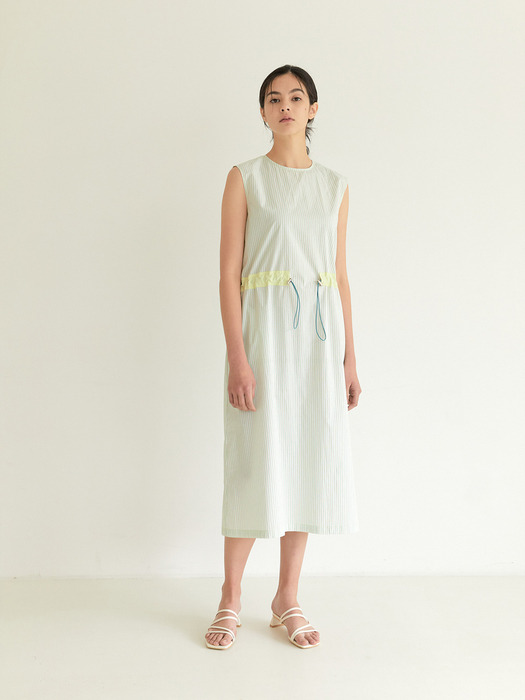 String Sleeveless Dress_L.Green