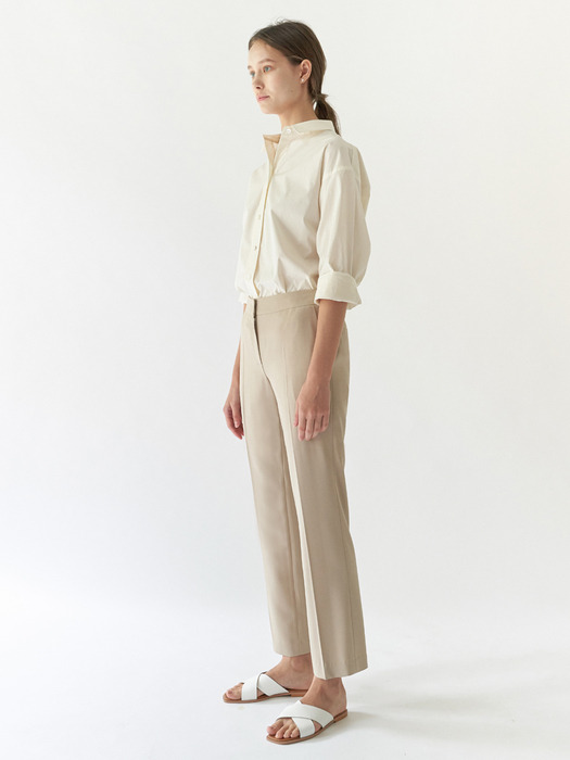 Pencil straight trousers - Beige