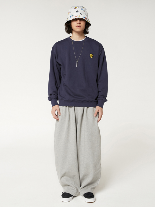 [FW20 SV X Sandomi Studio] Hucle Sweatshirts(Navy)