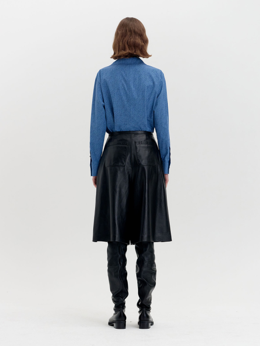 QURROTA Leather Shorts - Black