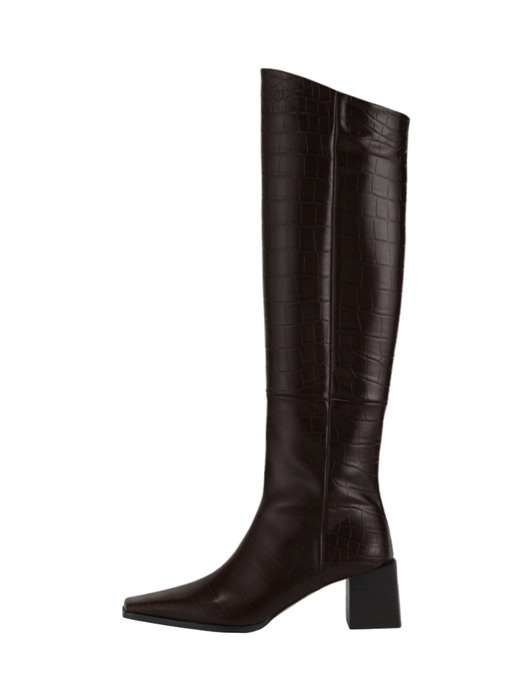 RL4-SH045 / Cube Heel Long Boots