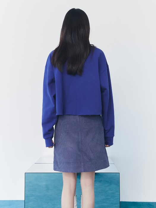 Corduroy Mini Skirt - Purple (KE0X27M01S)