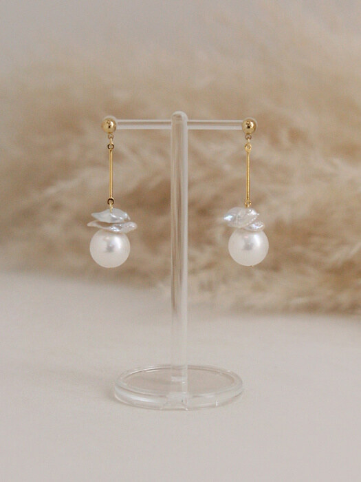 sensuous pearl earrings (2colors)